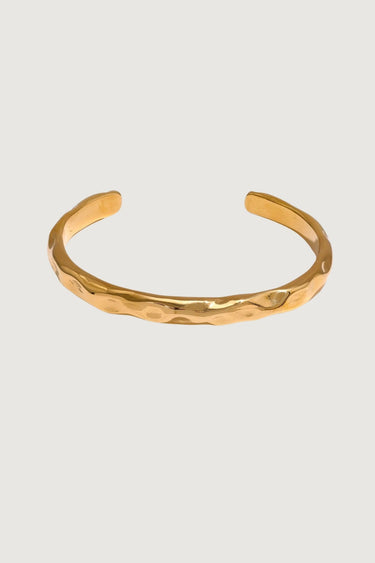 BLAIR TEXTURED CUFF BRACELET GOLD - STUDIO JO STORE